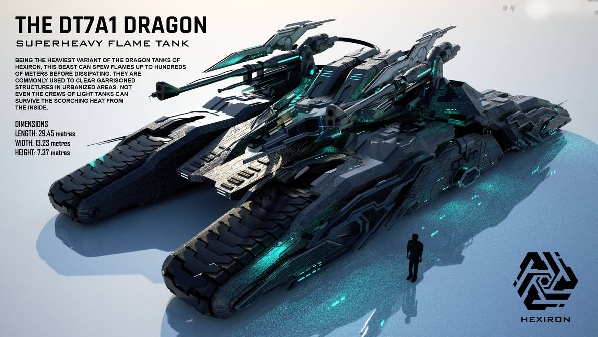 DT7A1 Dragon Superheavy Flame Tank by Duskie-06