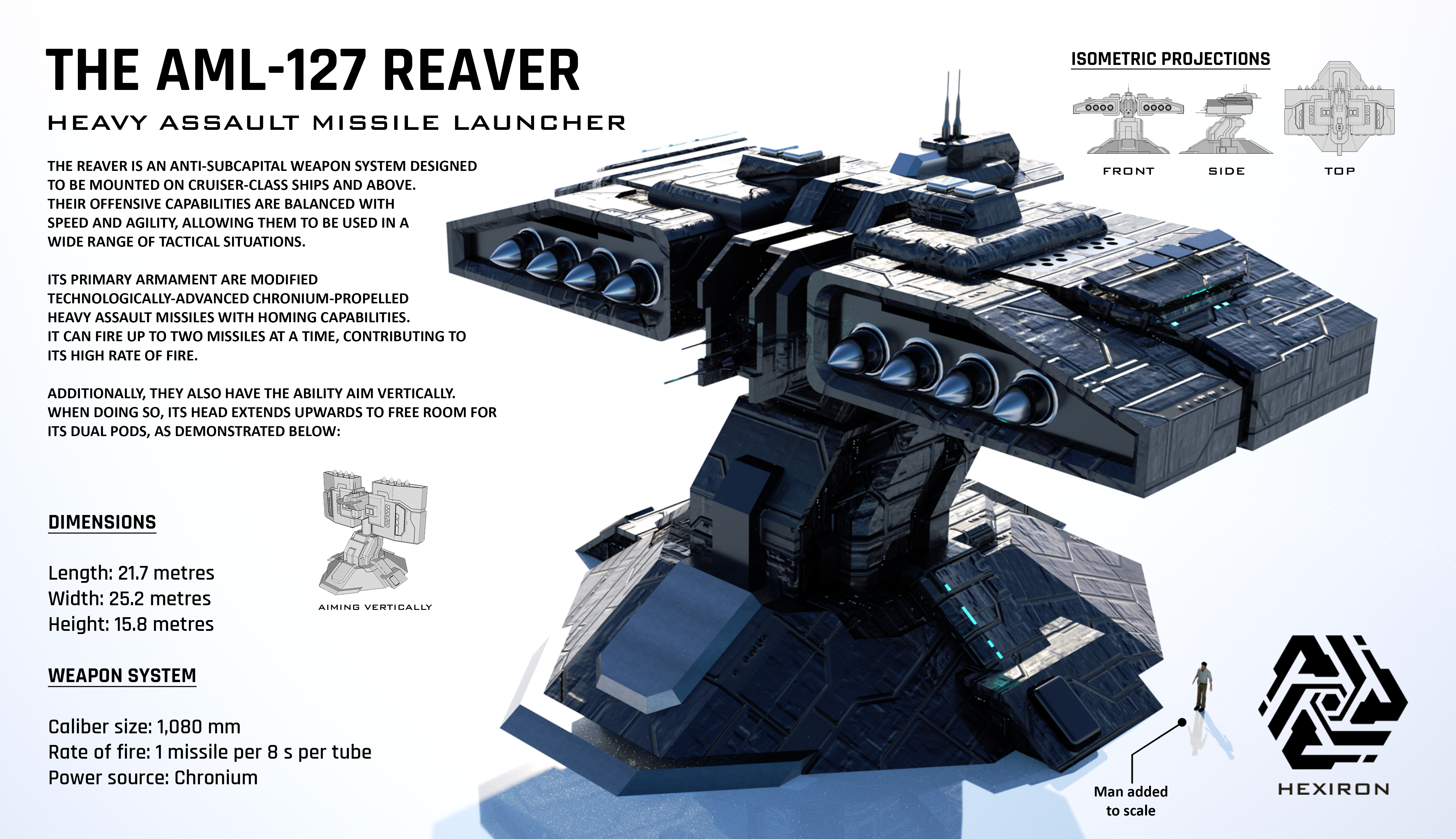 AML-127 Reaver Heavy Assault Missile Launcher by Duskie-06 on DeviantArt