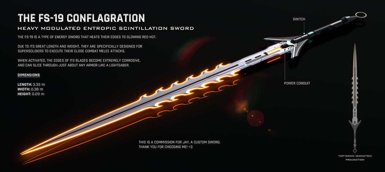 FS-19 Conflagration (commission) by Duskie-06 on DeviantArt