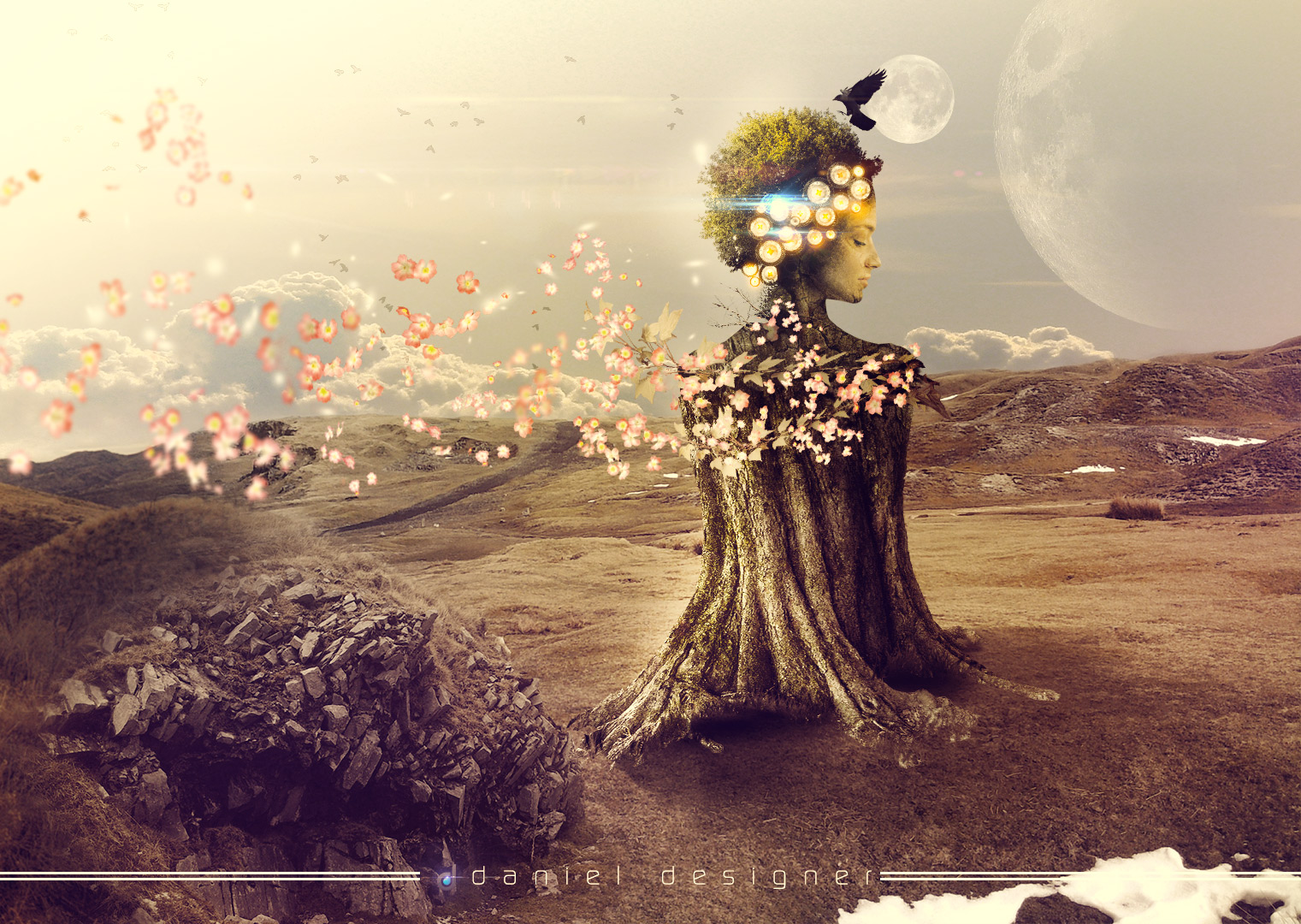 Speed Art - Woman Tree by Danielsnows