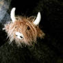 Highland Cow Brooch