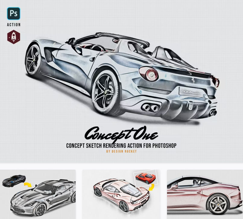 Concept One Sketch Rendering Action by EirlysSarah on DeviantArt