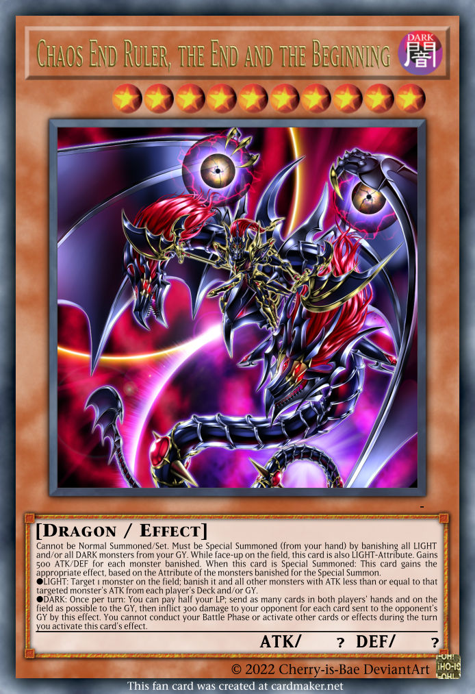 Chaos End Ruler, the End and the Beginning by Cherry-is-Bae on DeviantArt