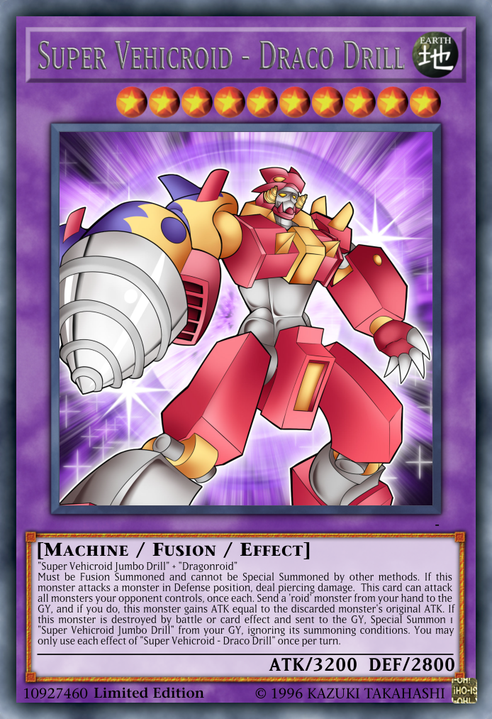 Super Vehicroid - Draco Drill