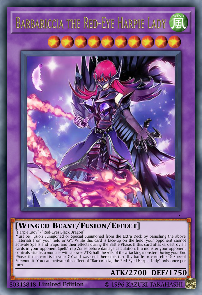 Barbariccia the Red-Eye Harpie Lady