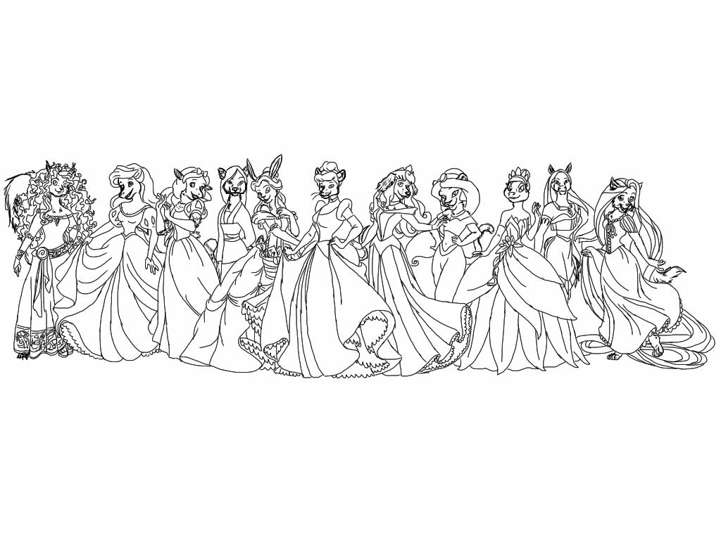 Disney anthro princesses (sketch) by ToxikHope on DeviantArt