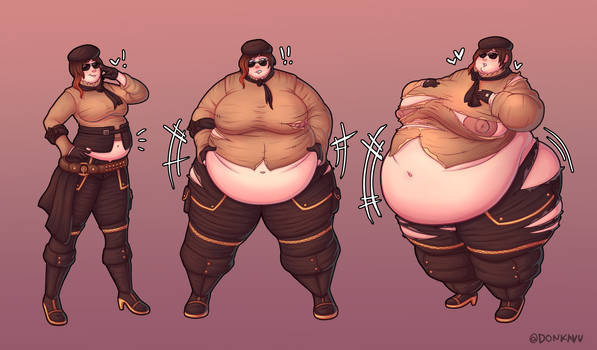 Coco Adel Weight Gain Sequence COMMISSION