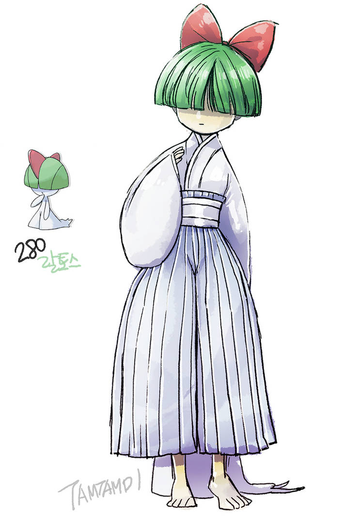 280.Ralts by tamtamdi on DeviantArt