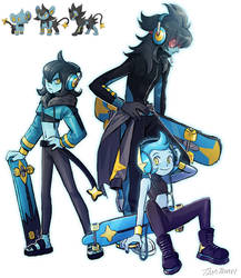 Shinx-Luxio-Luxray