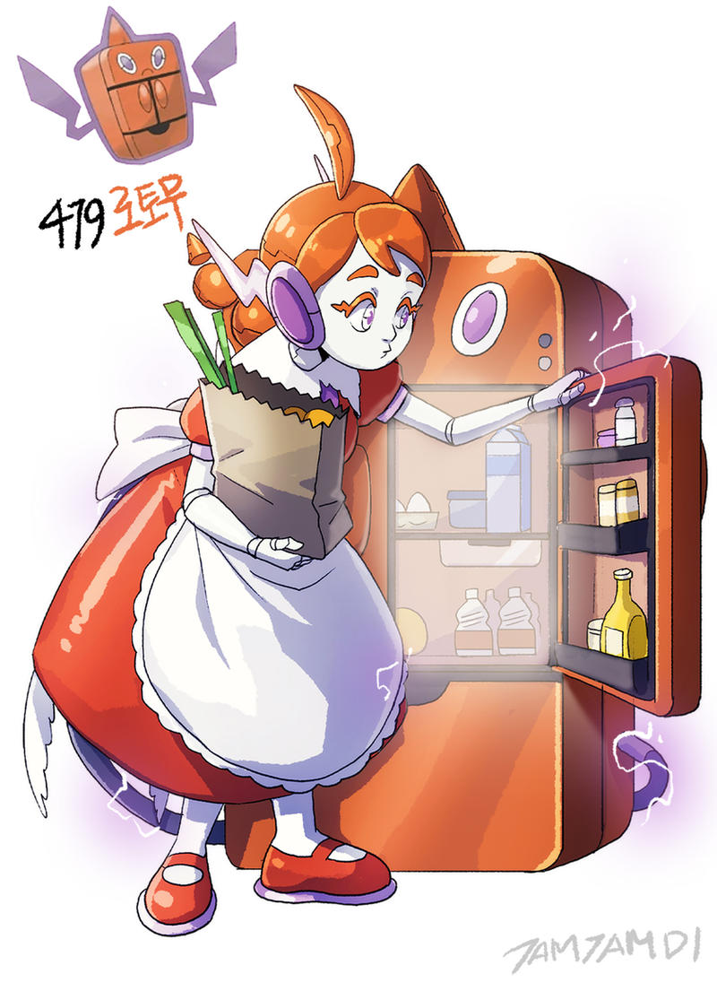 479.Rotom-Frost Rotom by tamtamdi on DeviantArt