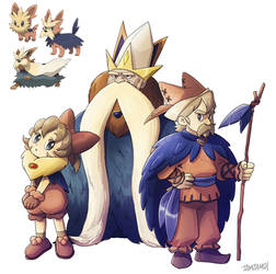 Lillipup,Herdier.and.Stoutland.Humanization