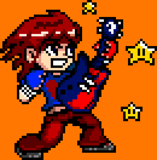 My Scott Pilgrim Guitar Sprite