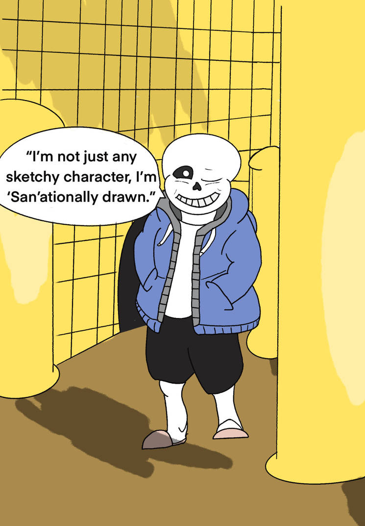 Sans the skeleton, Undertale. by doom798 on DeviantArt