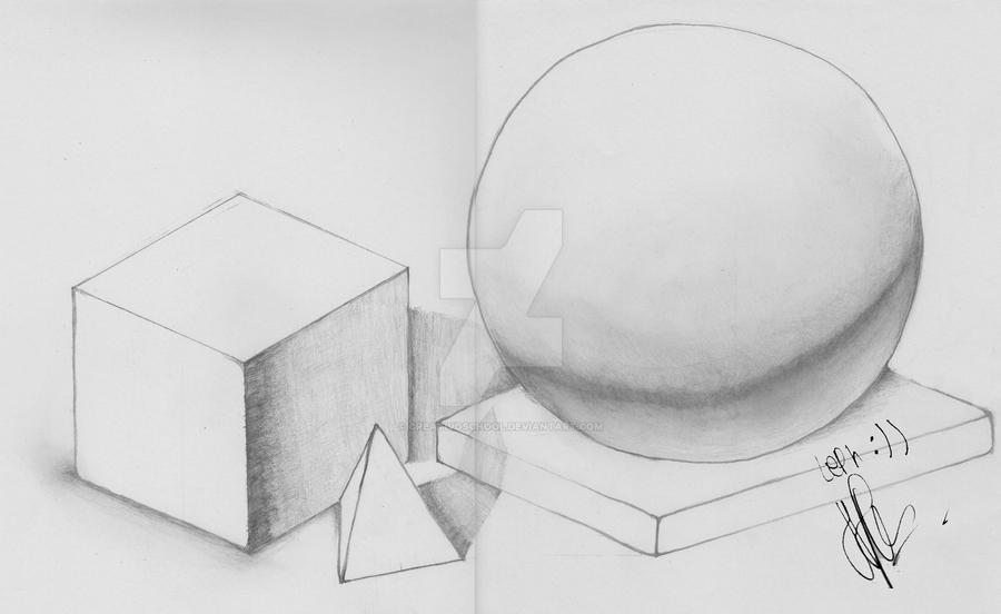 Basic shape 1 still life by creativoschool on DeviantArt