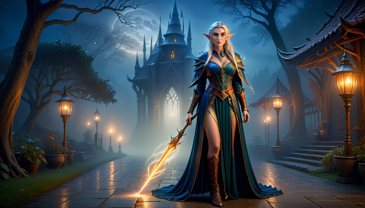 High Elf Sorceress by AzraelSeraph on DeviantArt