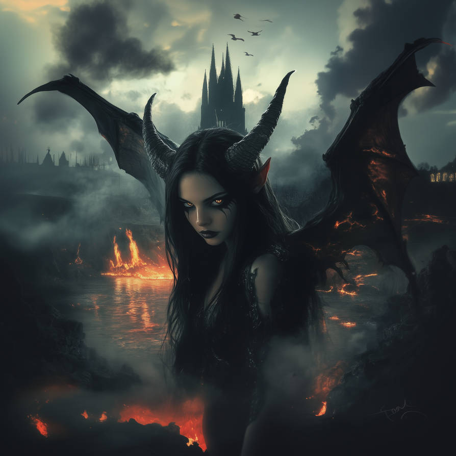 Devil Girl by AzraelSeraph on DeviantArt