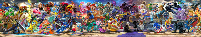 Super Smash Bros. Ultimate Banner + List