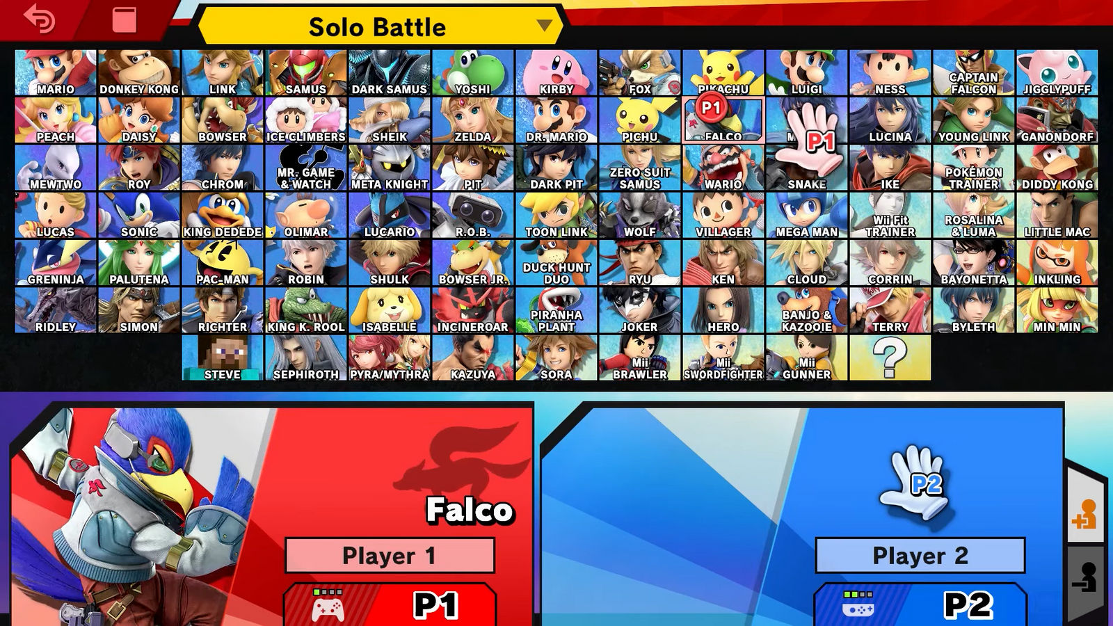 Super Smash Bros. Ultimate Full Roster From Launch