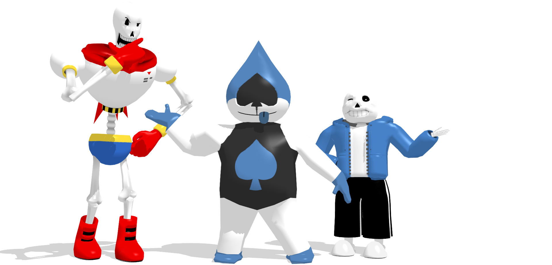 Deltarune - Lancer In 3D and in MMD