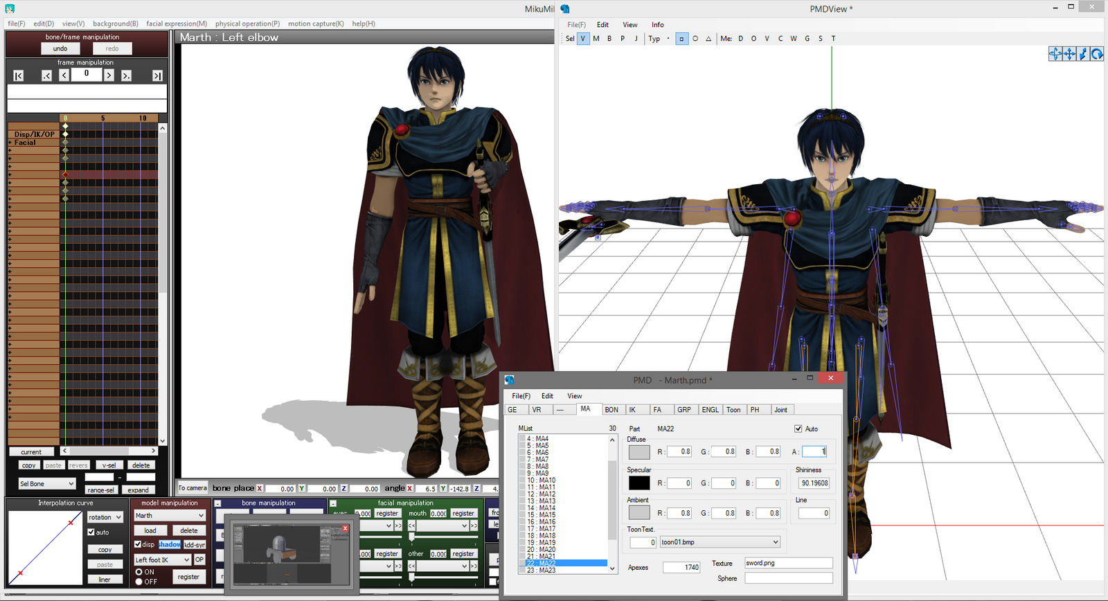 Marth Model Rigging Fun Part 1