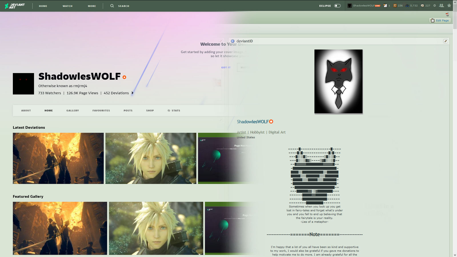 DeviantArt And The Corrupted Eclipse