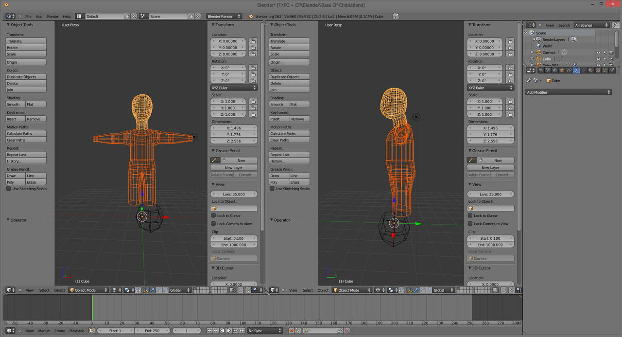 Chibi Model Base W.I.P. Picture 1