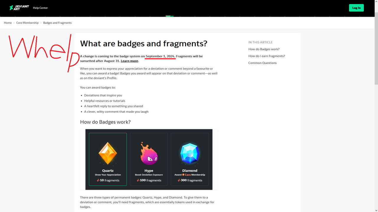 DA Fragments Are Going...