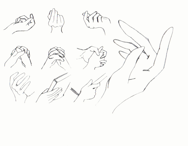 Random hand poses