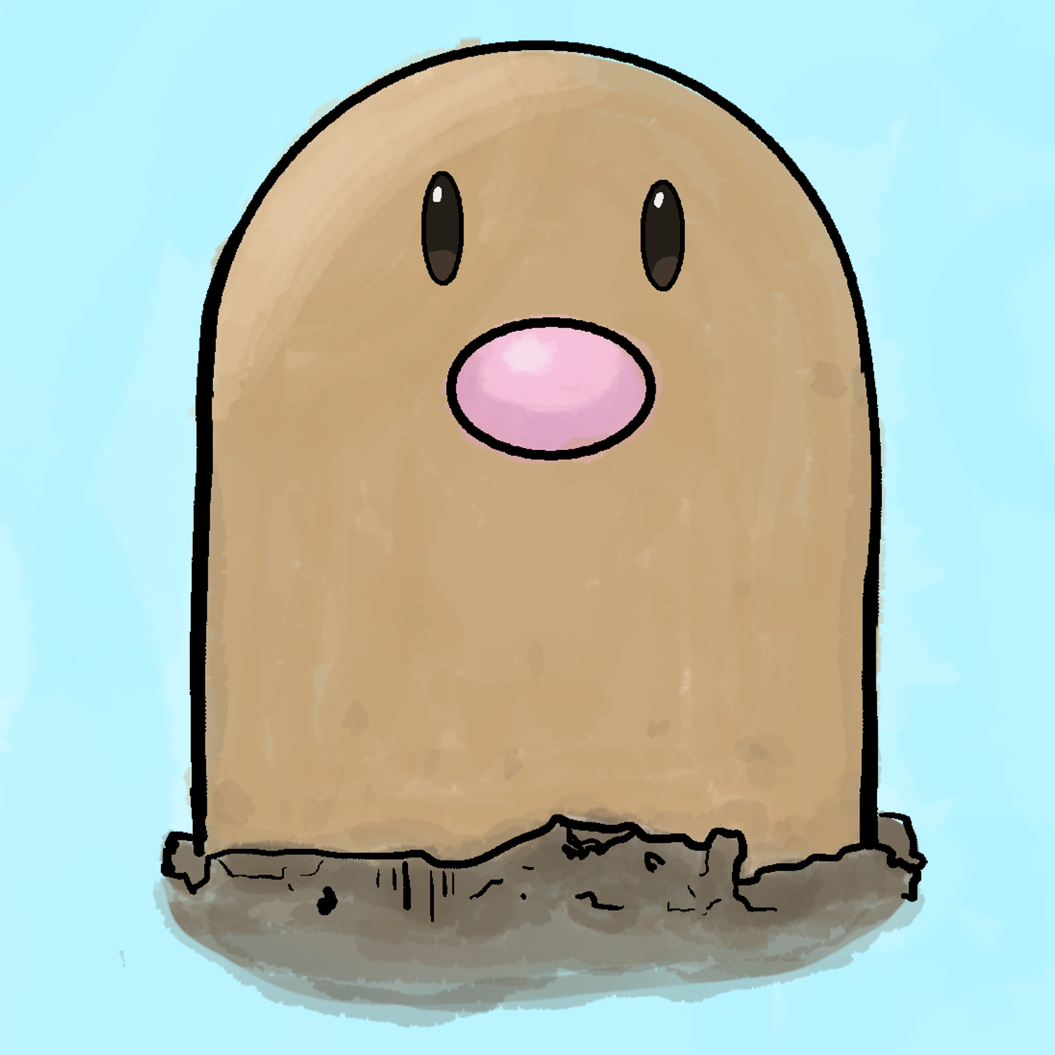 Diglett Fanart Diglett Fanart by PixelCod on DeviantArt