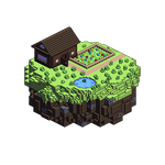 Isometric Pixel Island by PixelCod