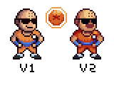 Krillin (Before and After)