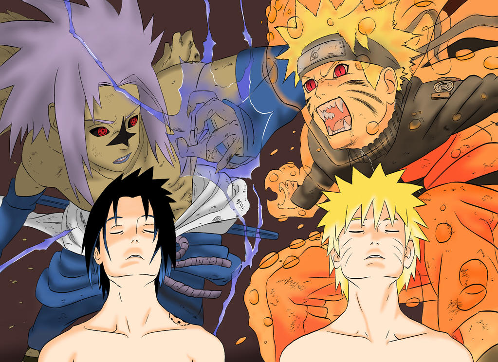 Naruto and Sasuke - Rivalry by Heisenbeurg on DeviantArt
