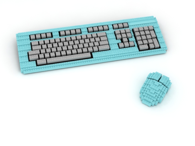 lego mouse and keyboard