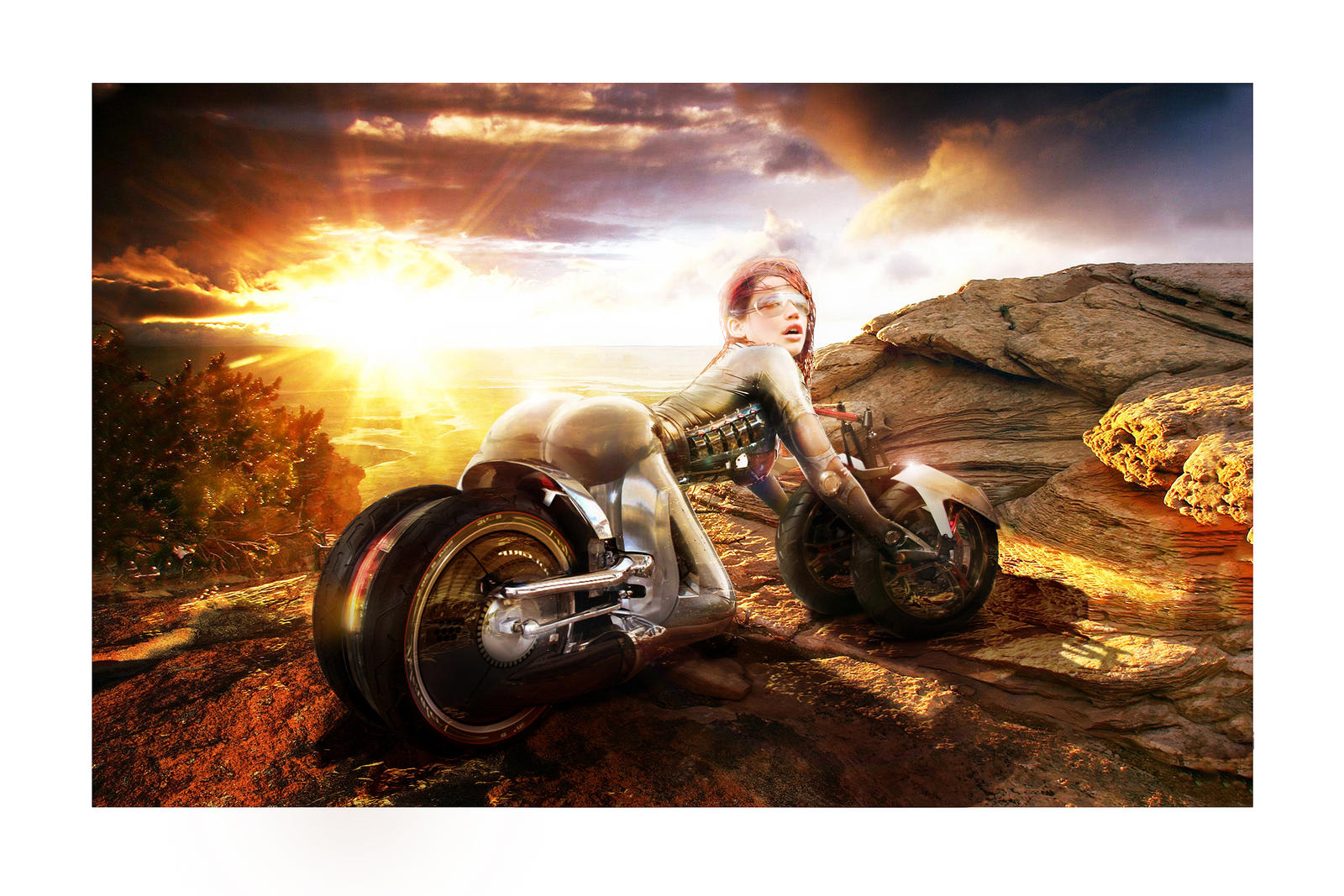 Bianca Beauchamp Motorbike