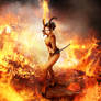 Demoness of Sword of fire no tail