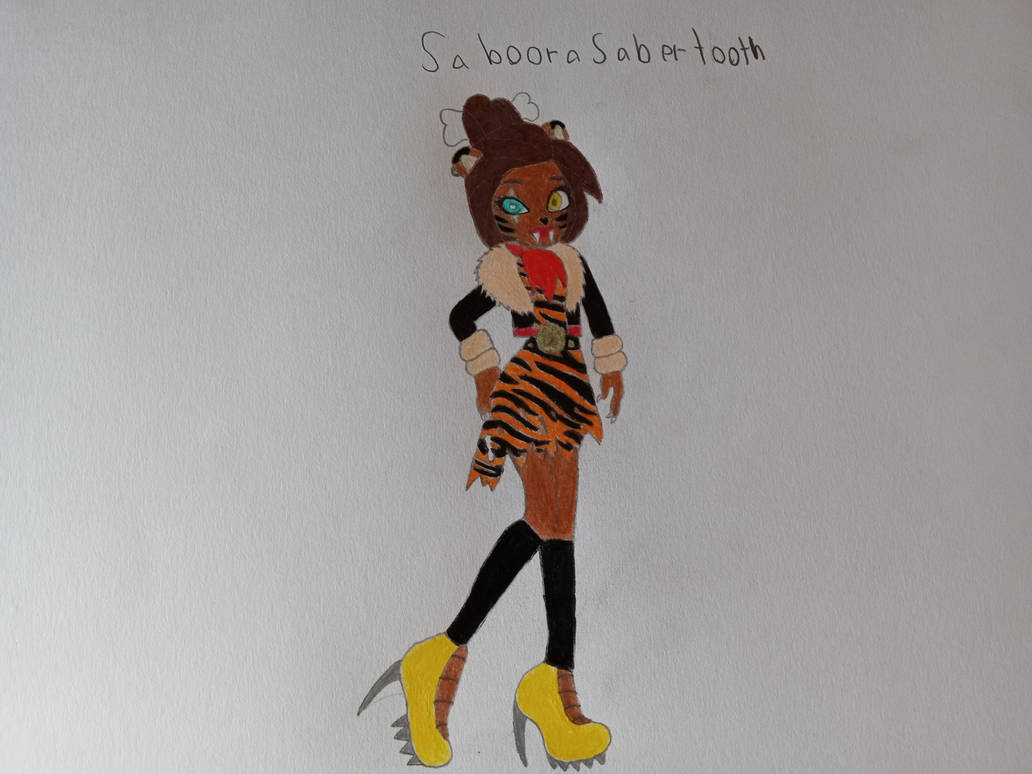 Saboora Sabertooth Monster High oc by m533621b on DeviantArt