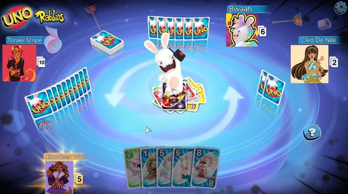More Monster High Characters playing Uno Rabbids by m533621b on DeviantArt