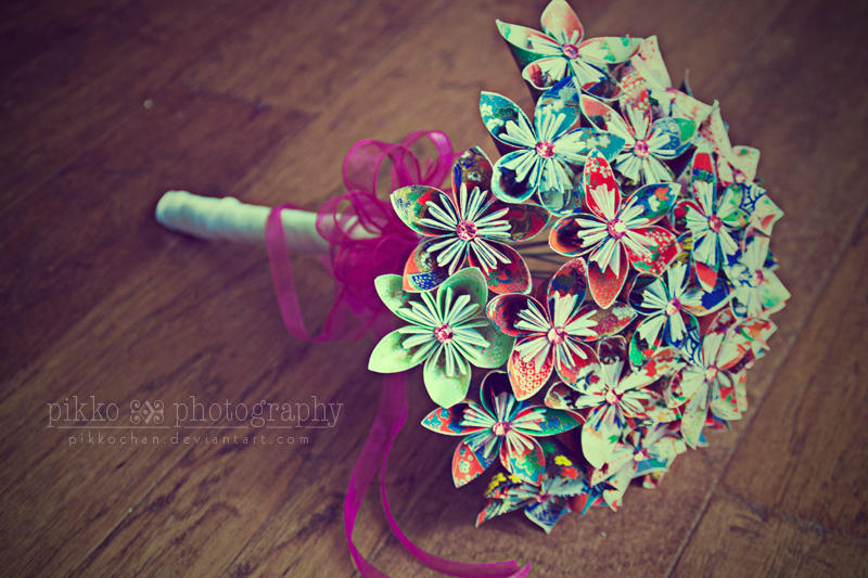 Origami Bouquet by Pikkochan on DeviantArt