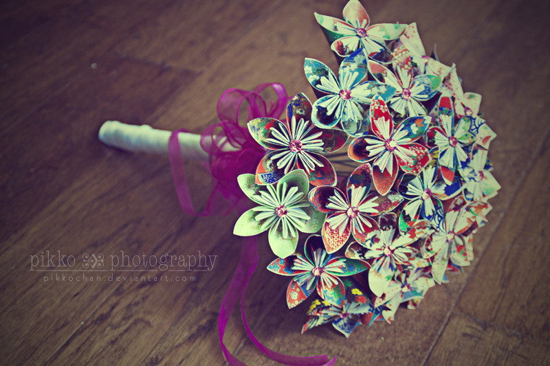 Origami Bouquet by Pikkochan Origami Bouquet by Pikkochan