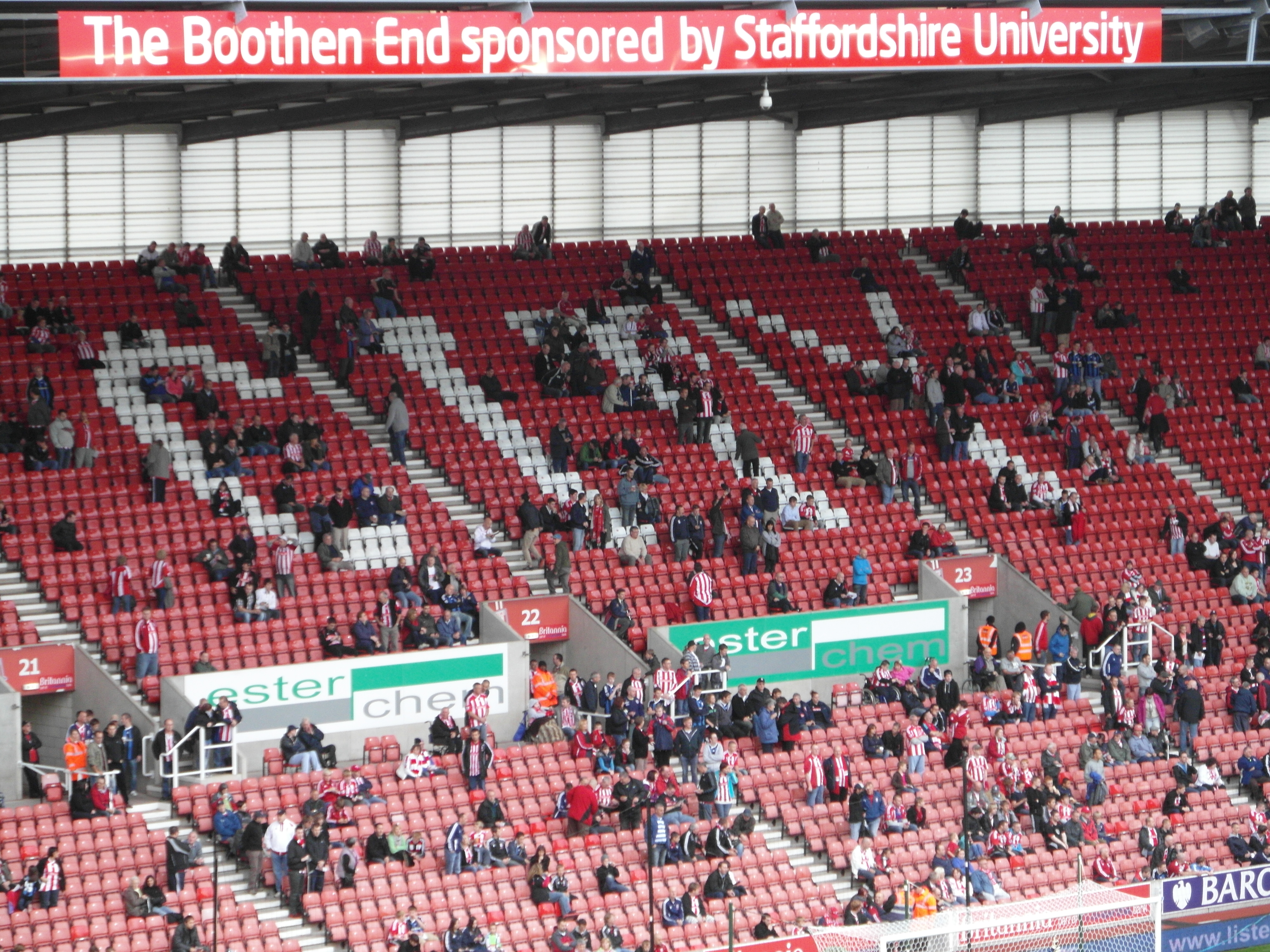 The Boothen End Stoke City