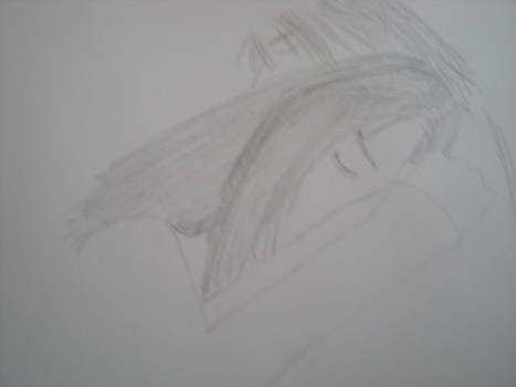Sketch - Squall hugs Rinoa