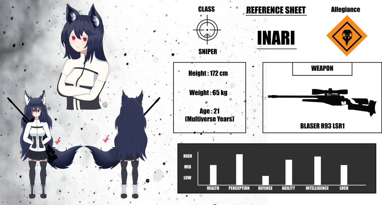 Inari Cheat Code Inari reference sheet (OC) by CucumberWriter on DeviantArt