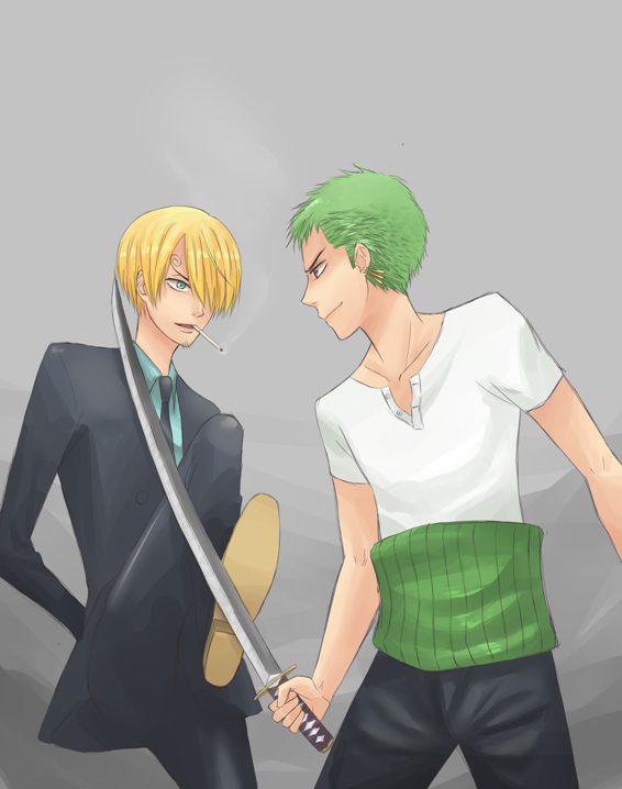 one piece: zoro vs. sanji