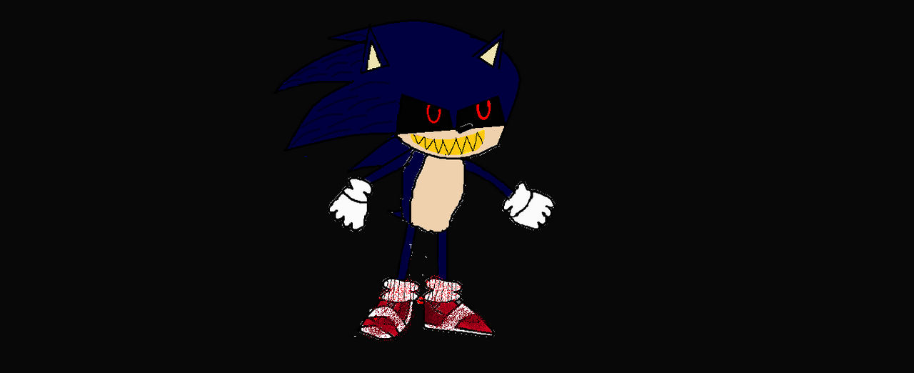 Sonic.exe in a pixar-style animated movie
