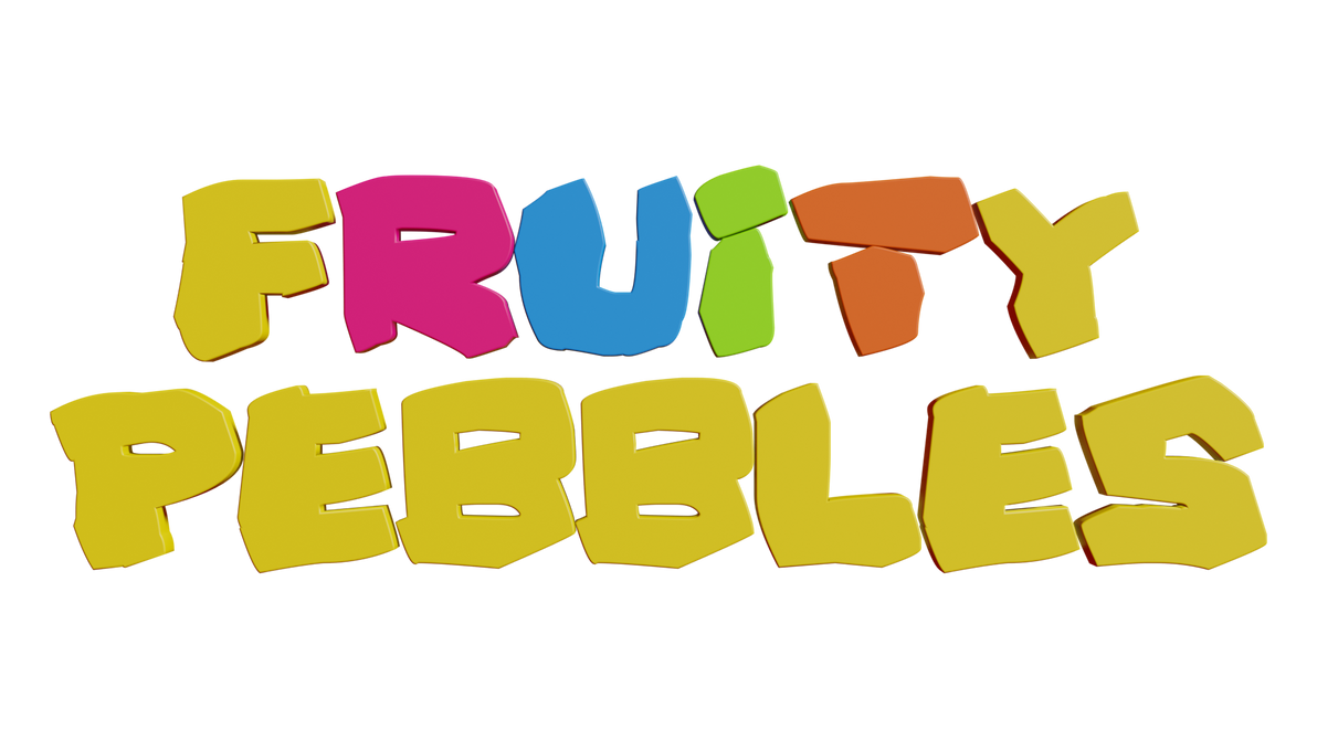 Fruity Pebbles Logo 19931996 Style Font by johnnyrazor360 on DeviantArt