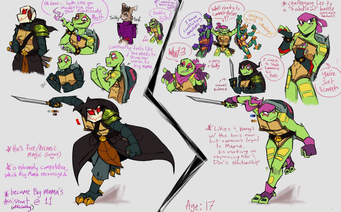 Karben Rottmnt Oc Ruby, rottmnt oc by KitandCo on DeviantArt