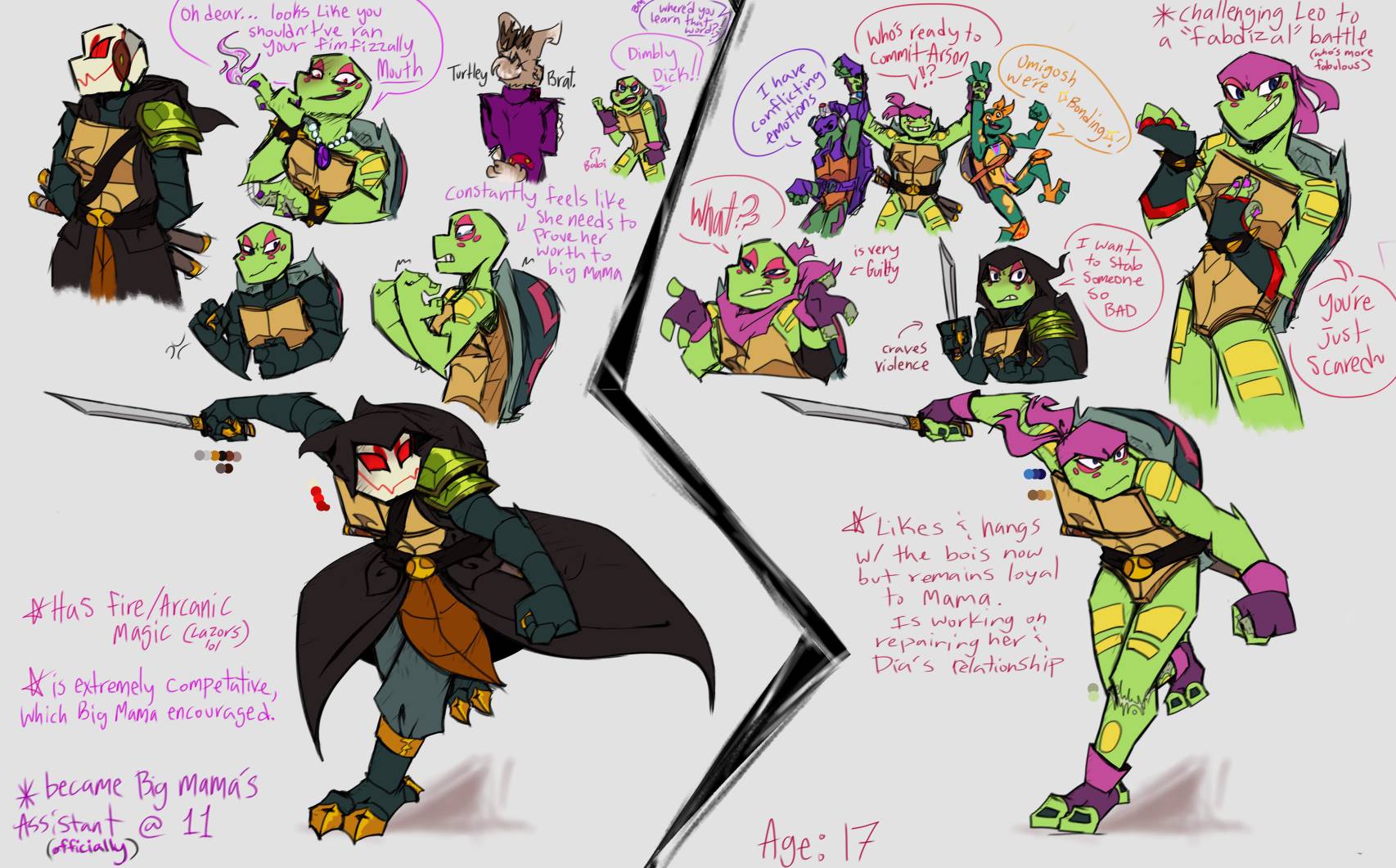 Humans Rottmnt Female Ruby, rottmnt oc by KitandCo on DeviantArt
