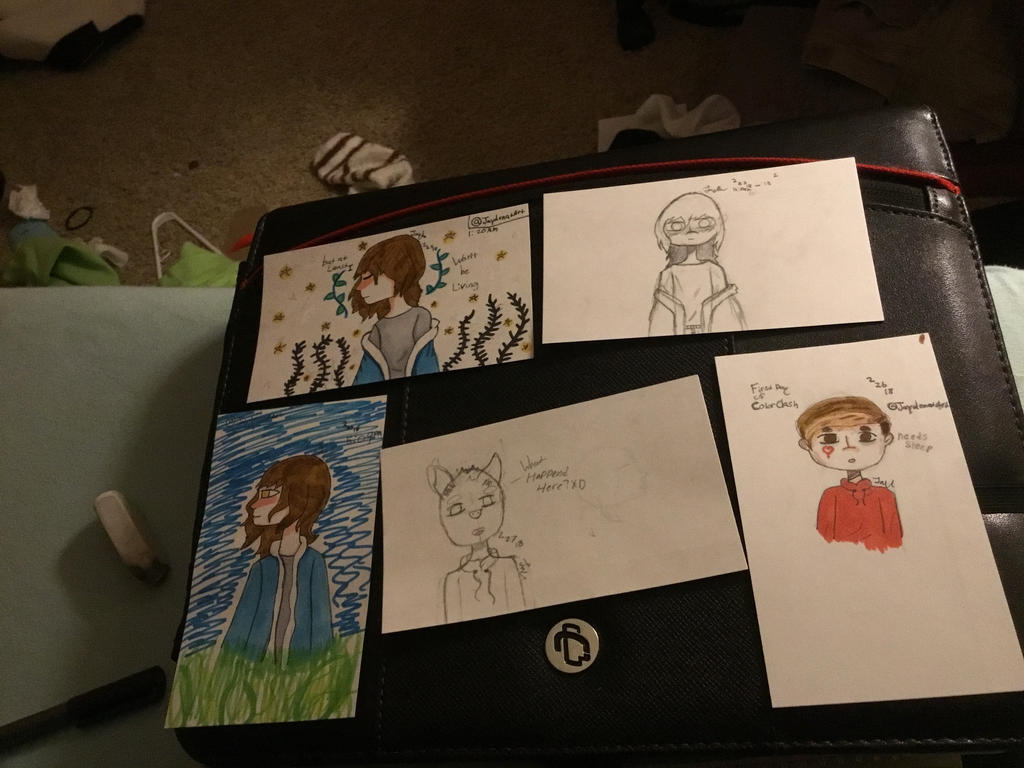 Note Card Art by TheCrystalScorpion on DeviantArt