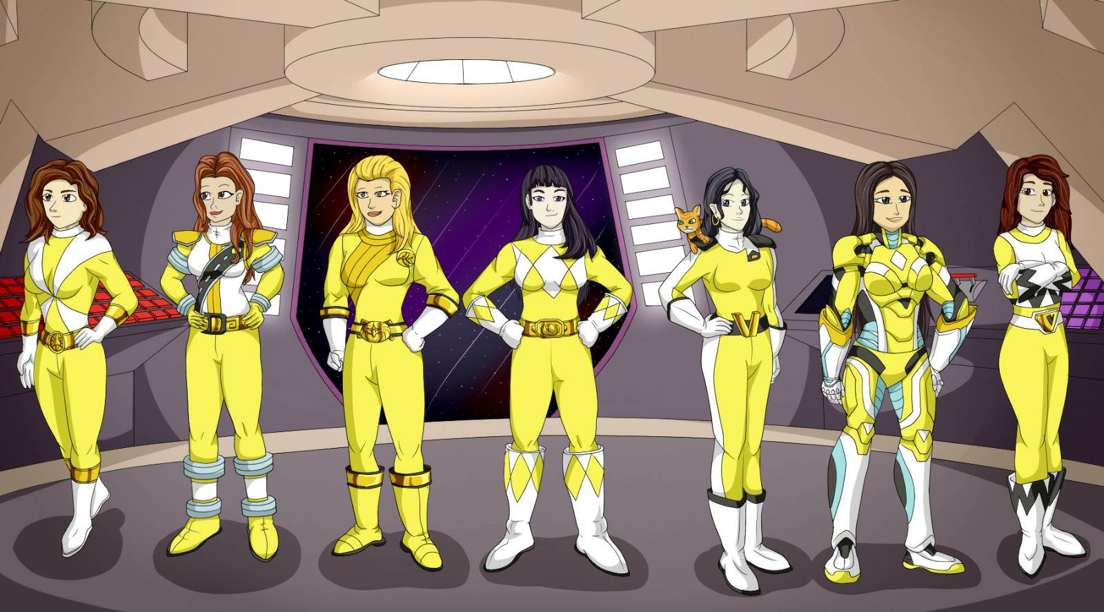 Forever Yellow Rangers The Best by MichaelRuiz90 on DeviantArt