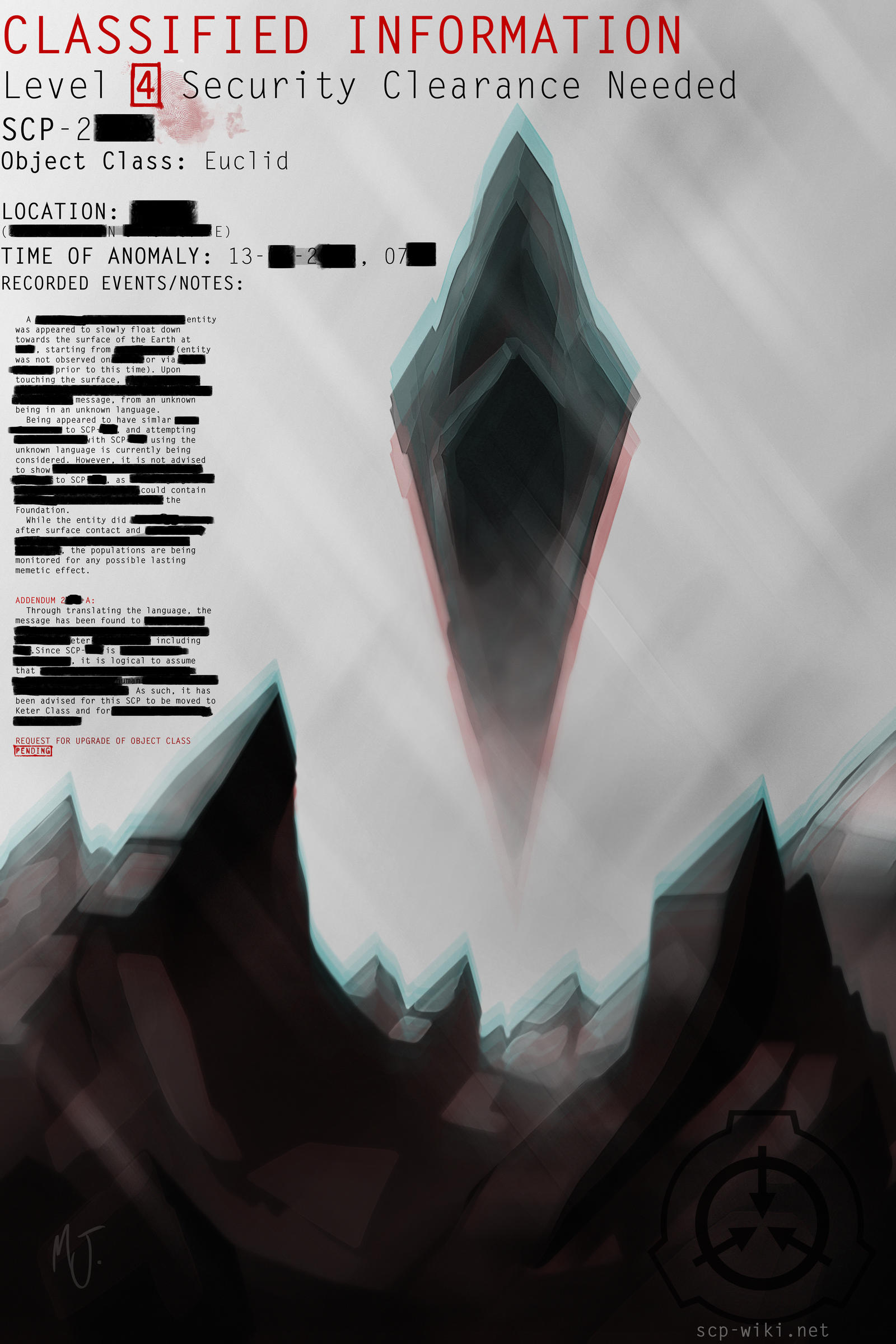 Redacted (SCP Foundation Fan Poster) by The-Blobmonster on DeviantArt